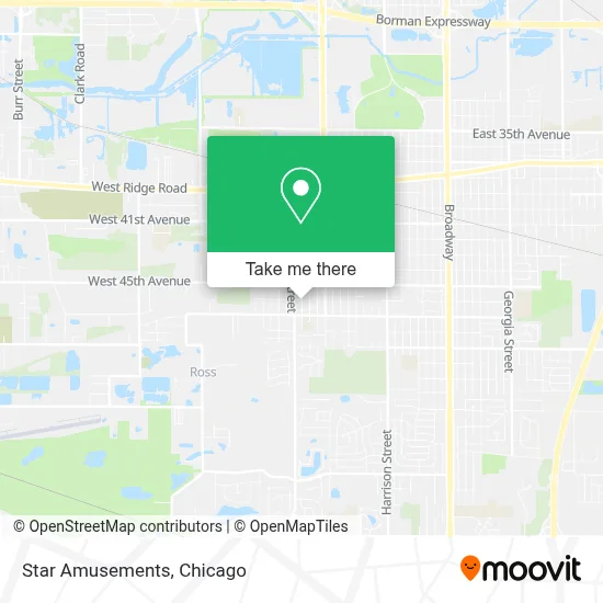 Star Amusements map