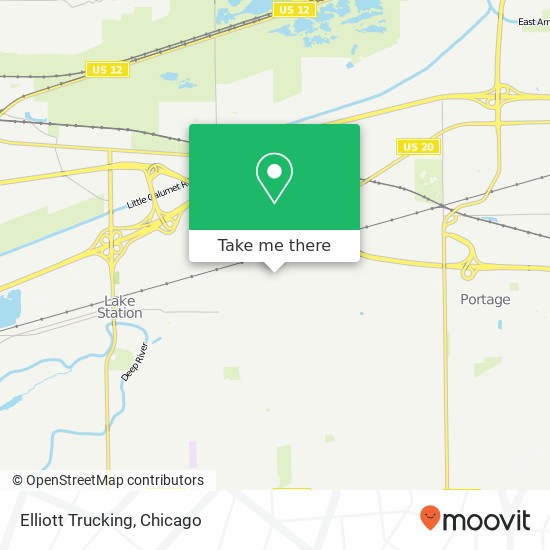 Mapa de Elliott Trucking