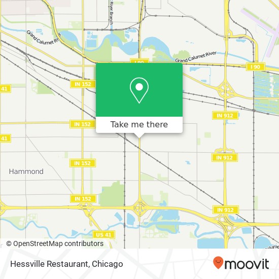 Hessville Restaurant map