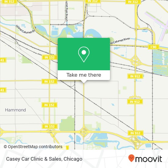 Casey Car Clinic & Sales map