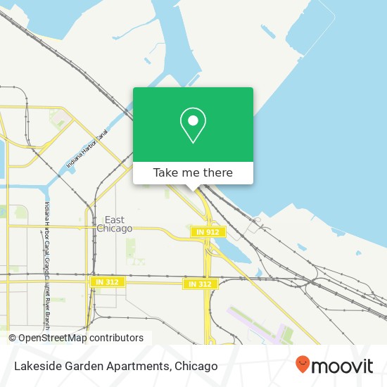 Lakeside Garden Apartments map