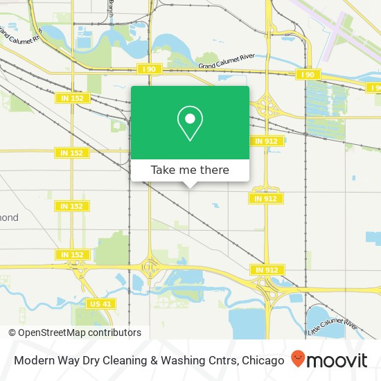 Mapa de Modern Way Dry Cleaning & Washing Cntrs