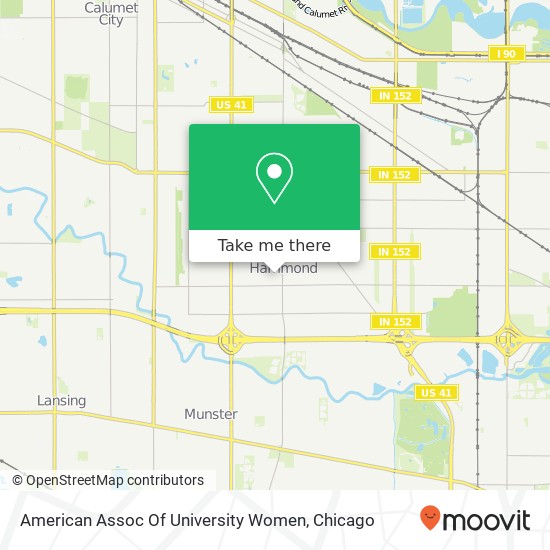 American Assoc Of University Women map