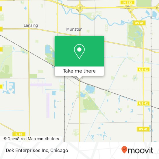 Dek Enterprises Inc map