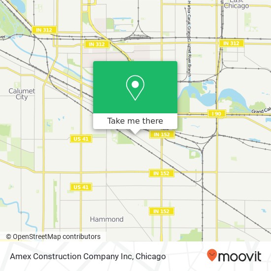 Mapa de Amex Construction Company Inc