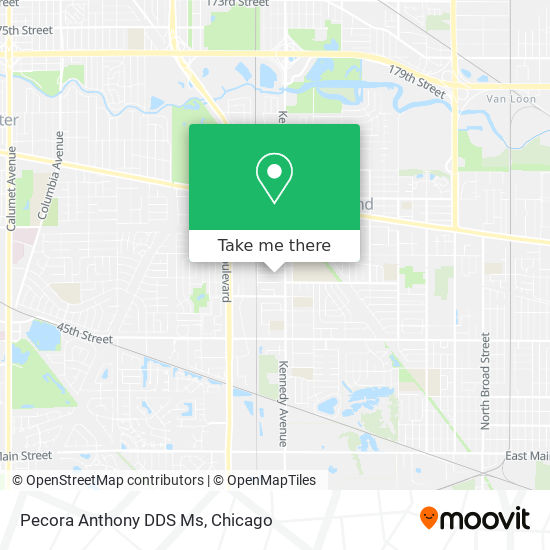 Pecora Anthony DDS Ms map