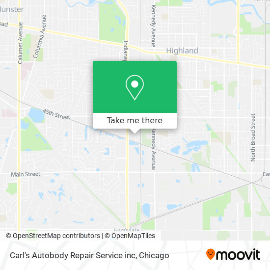 Carl's Autobody Repair Service inc map