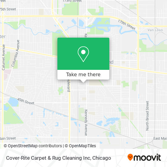 Cover-Rite Carpet & Rug Cleaning Inc map