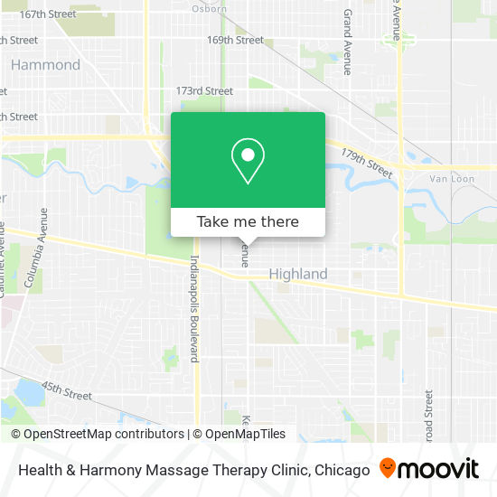 Mapa de Health & Harmony Massage Therapy Clinic