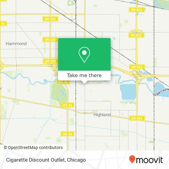 Cigarette Discount Outlet map