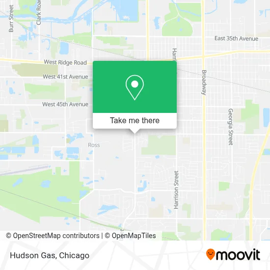 Hudson Gas map