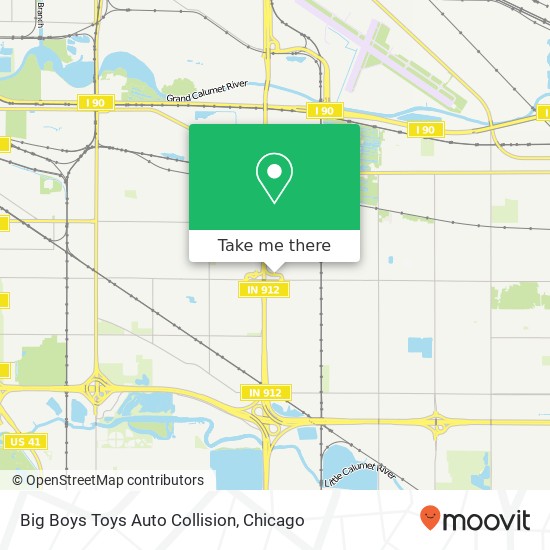 Big Boys Toys Auto Collision map