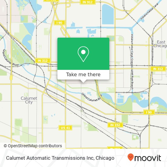 Calumet Automatic Transmissions Inc map