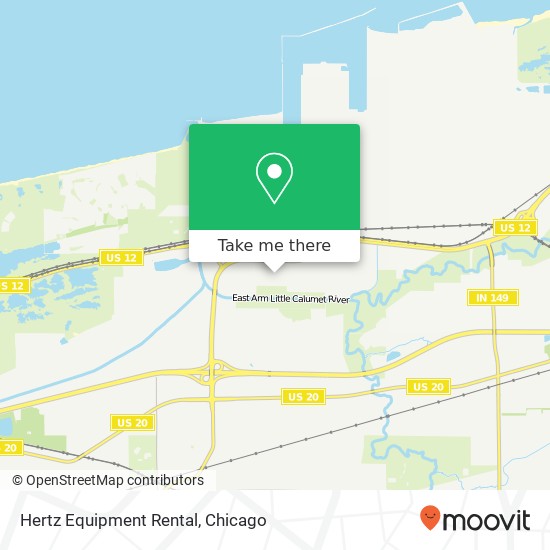 Hertz Equipment Rental map