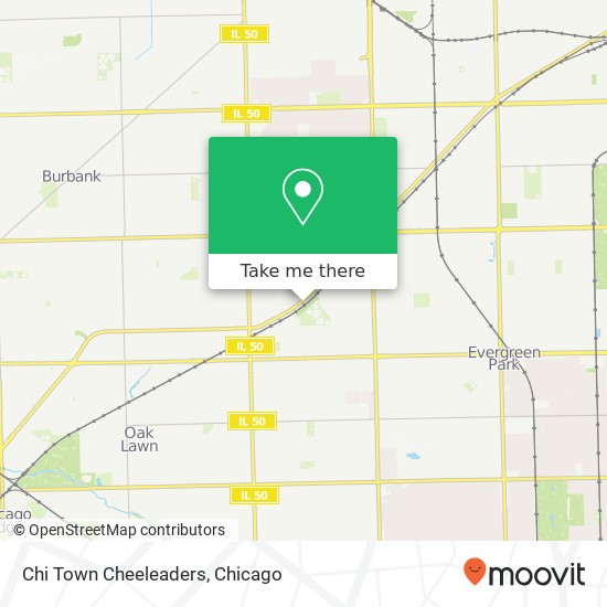 Chi Town Cheeleaders map