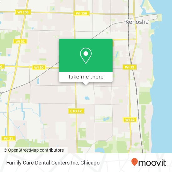 Mapa de Family Care Dental Centers Inc