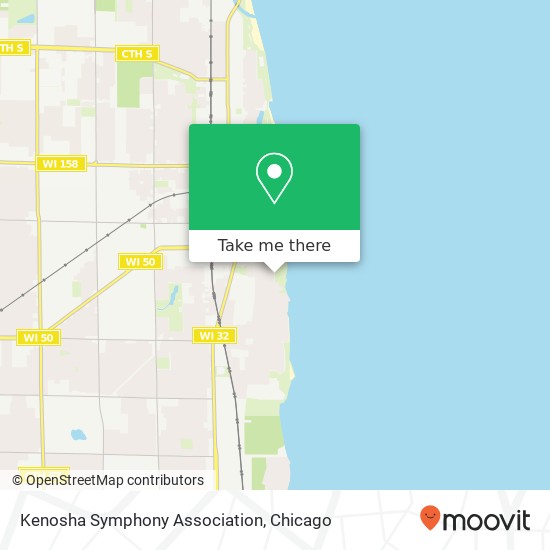 Kenosha Symphony Association map