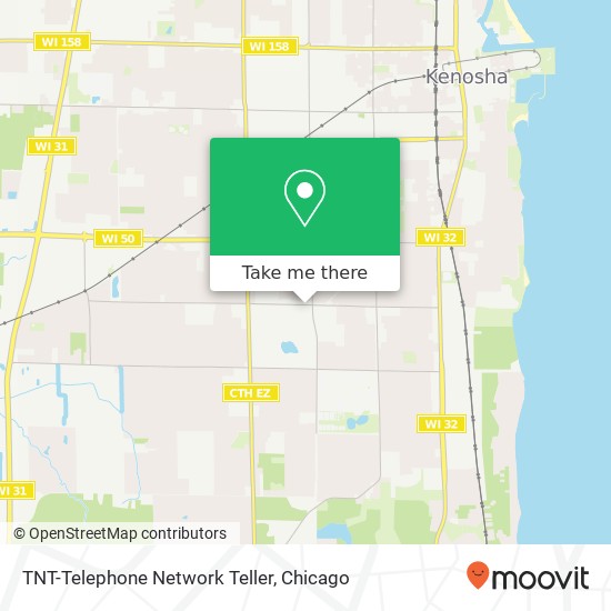Mapa de TNT-Telephone Network Teller