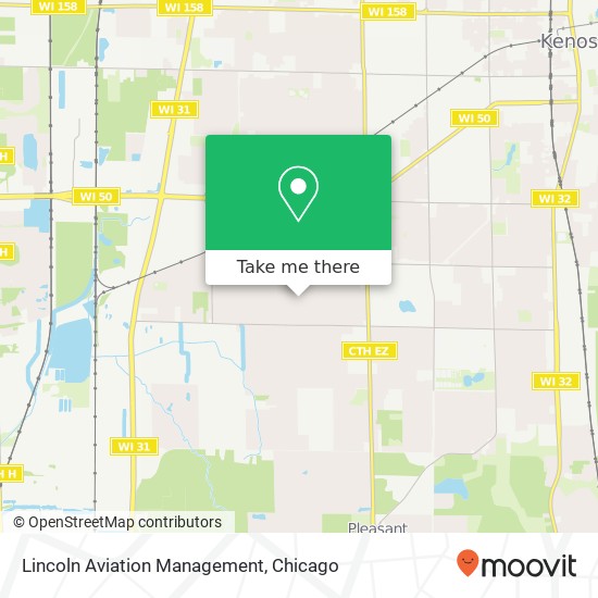 Lincoln Aviation Management map