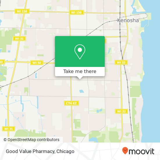 Mapa de Good Value Pharmacy