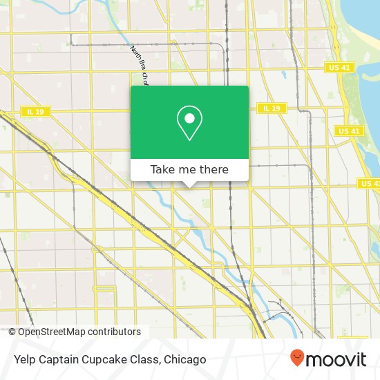 Mapa de Yelp Captain Cupcake Class