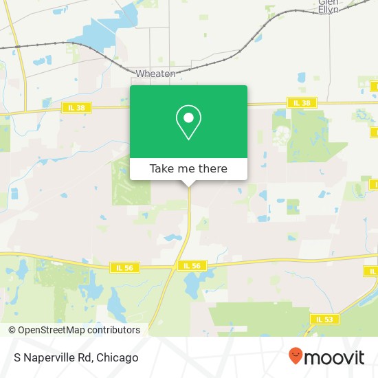 S Naperville Rd map