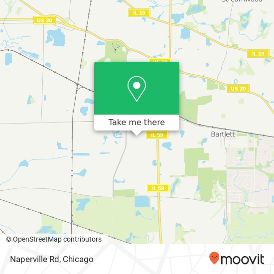 Mapa de Naperville Rd