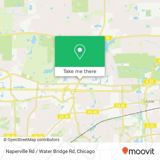 Naperville Rd / Water Bridge Rd map