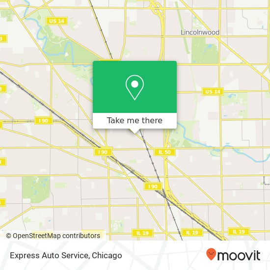 Express Auto Service map