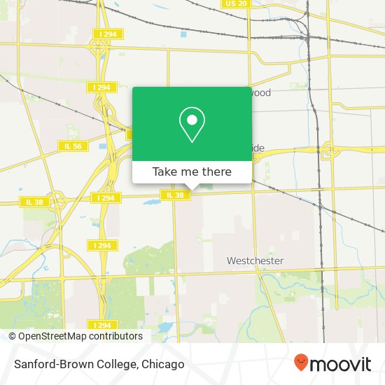 Mapa de Sanford-Brown College