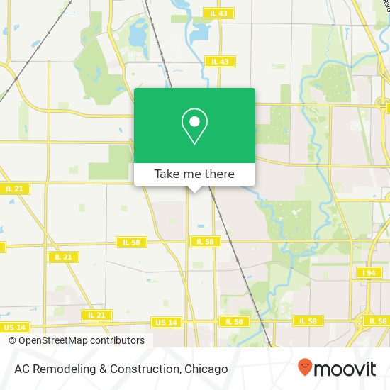 AC Remodeling & Construction map