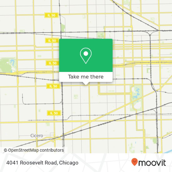 Mapa de 4041 Roosevelt Road