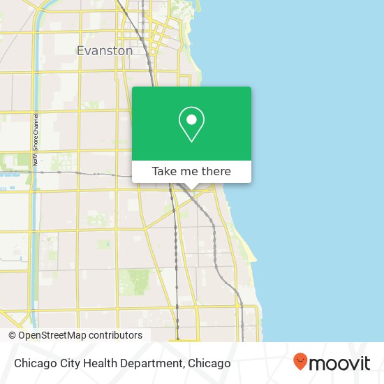 Chicago City Health Department map