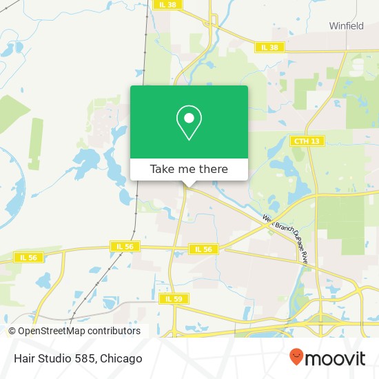 Hair Studio 585 map