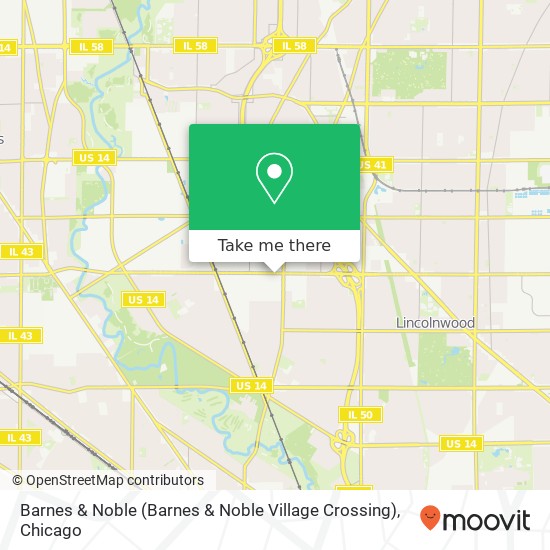 Mapa de Barnes & Noble (Barnes & Noble Village Crossing)