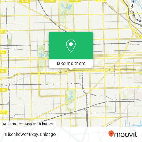 Mapa de Eisenhower Expy