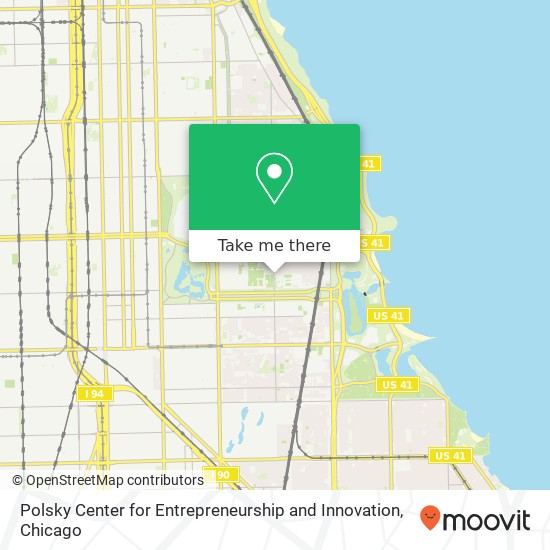 Polsky Center for Entrepreneurship and Innovation map