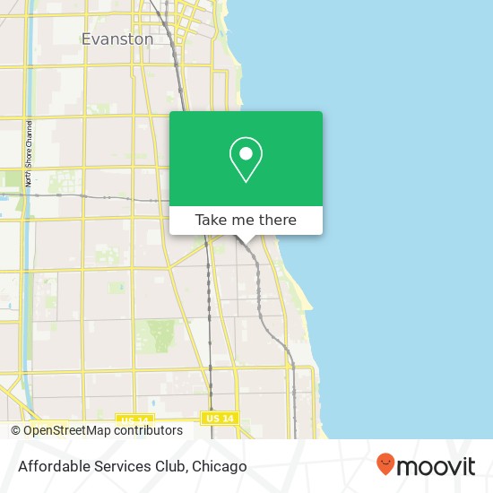 Affordable Services Club map