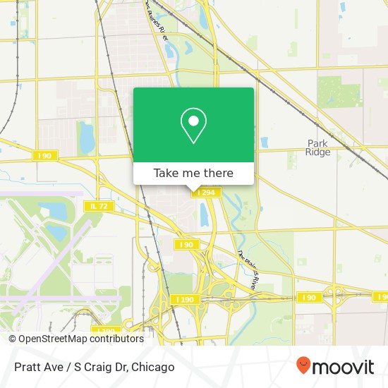Mapa de Pratt Ave / S Craig Dr