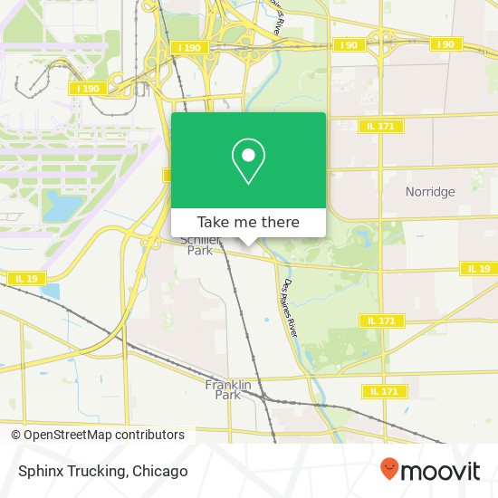 Sphinx Trucking map