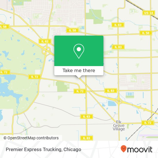 Premier Express Trucking map