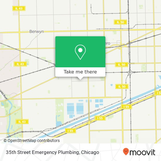 Mapa de 35th Street Emergency Plumbing