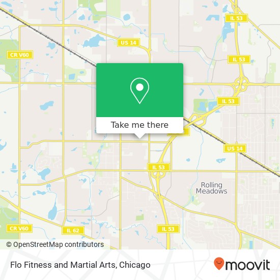 Flo Fitness and Martial Arts map