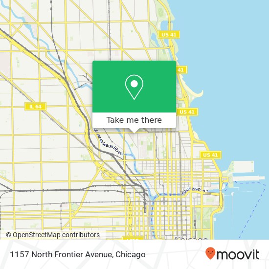 Mapa de 1157 North Frontier Avenue