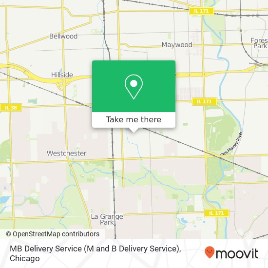 Mapa de MB Delivery Service (M and B Delivery Service)