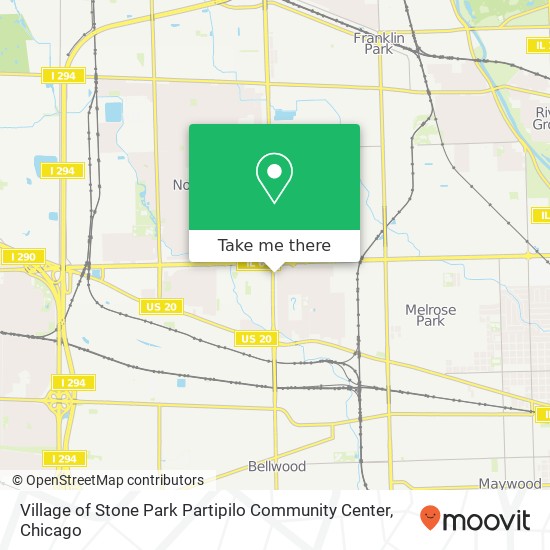 Mapa de Village of Stone Park Partipilo Community Center