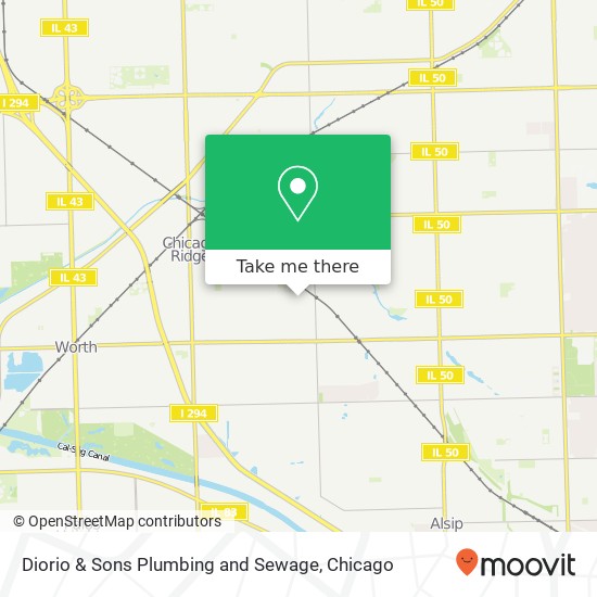 Diorio & Sons Plumbing and Sewage map