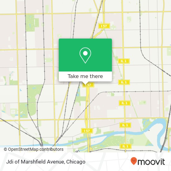 Mapa de Jdi of Marshfield Avenue