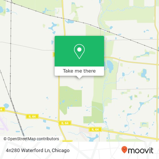 Mapa de 4n280 Waterford Ln