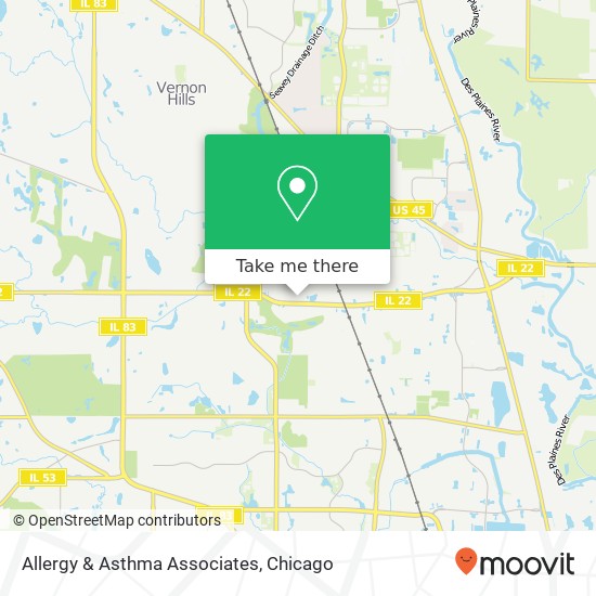 Mapa de Allergy & Asthma Associates